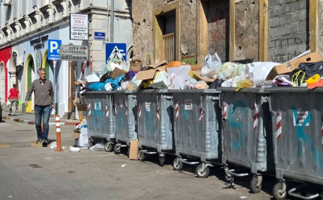 Mostar ponovno zatrpan smećem, rješenje se očekuje danas