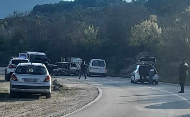 Sudar tri vozila kod Ljubuškog, promet obustavljen