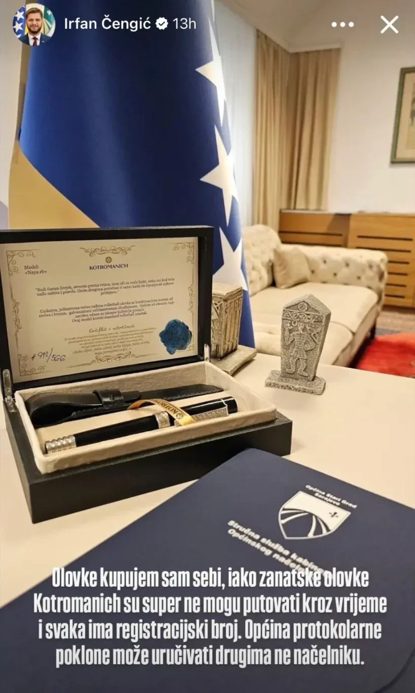 Irfan Čengić luksuzna olovka