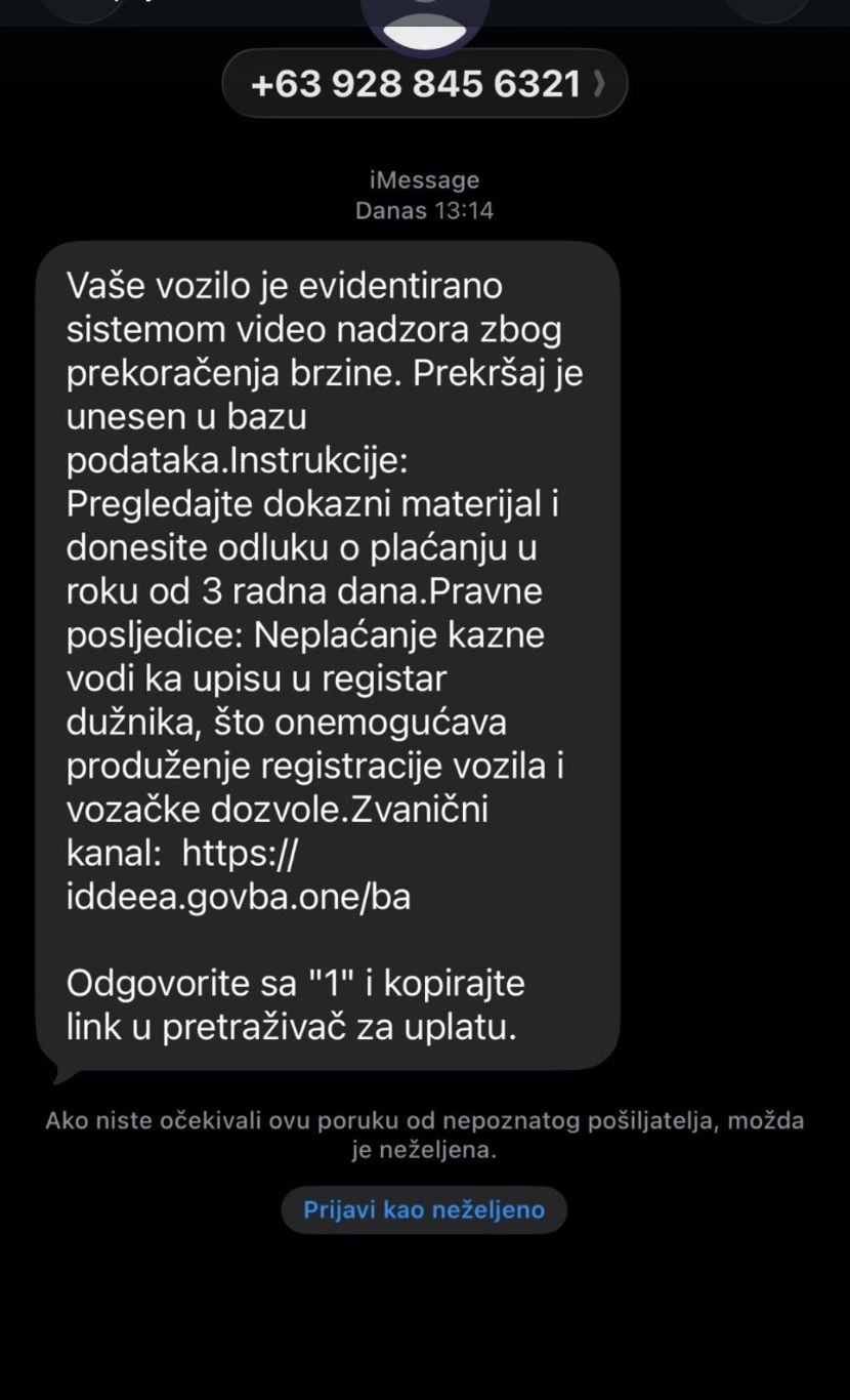 Lažna poruka 