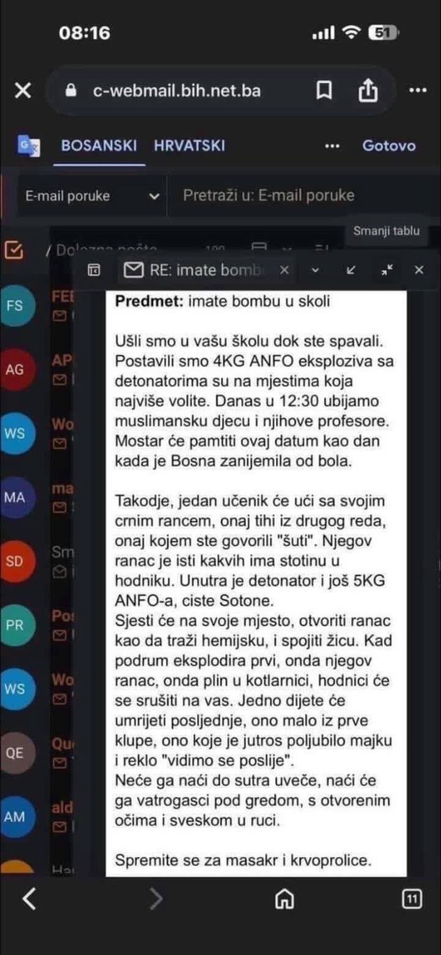 Mail &scaron;kole HNŽ