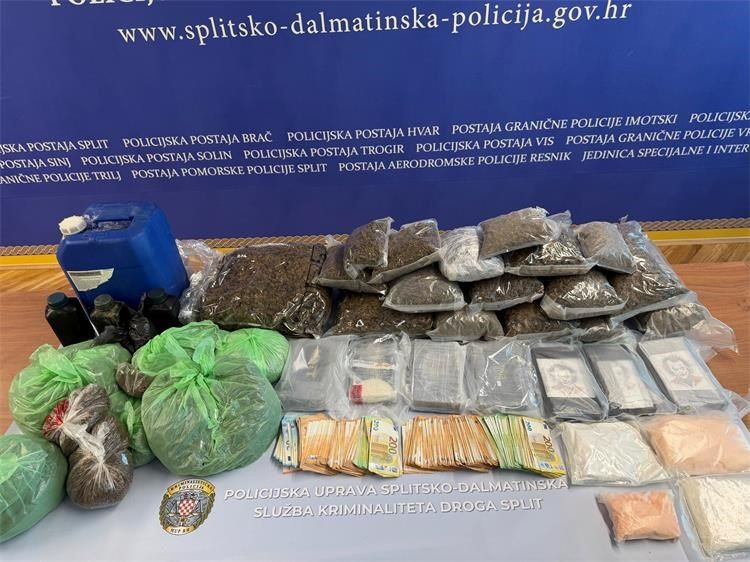 najveća zapljena droga u Splitsko dalmatinskoj županiji