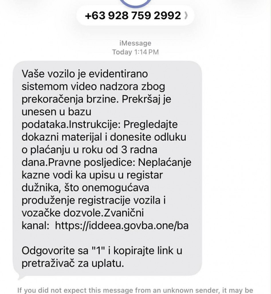 Nova SMS prijevara u BiH