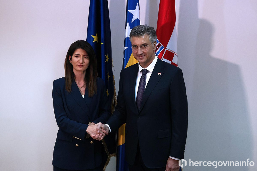 Plenković i Darijana Filipović