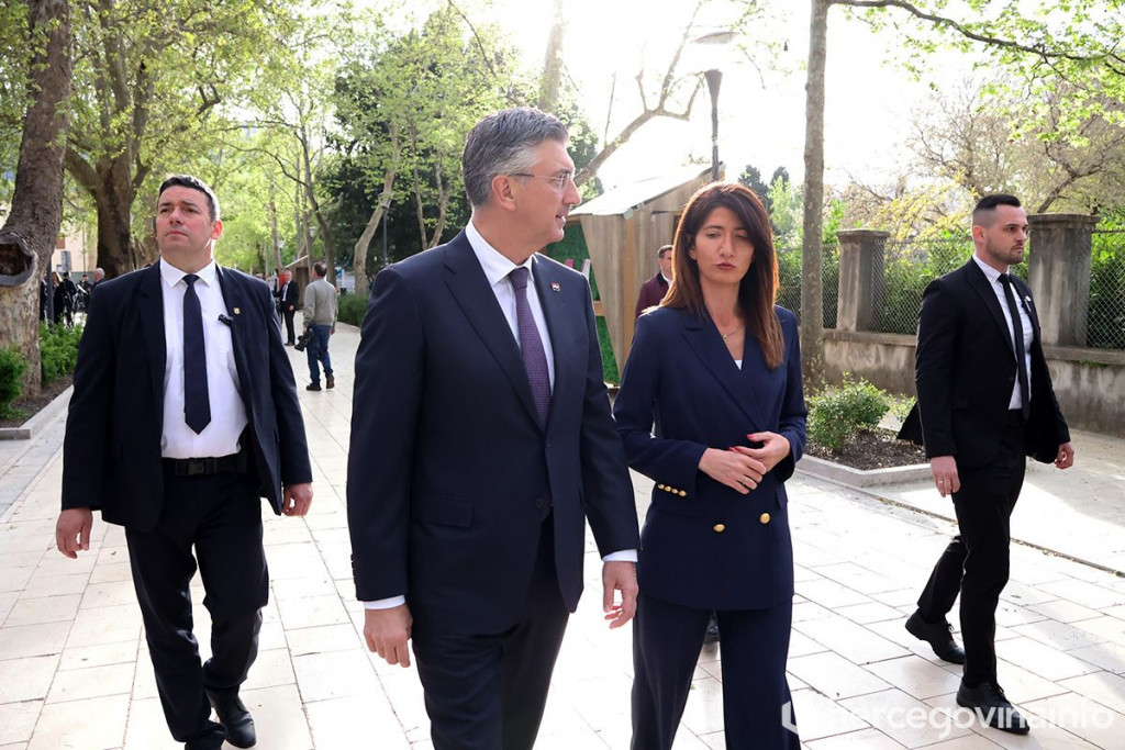 Plenković i Darijana Filipović