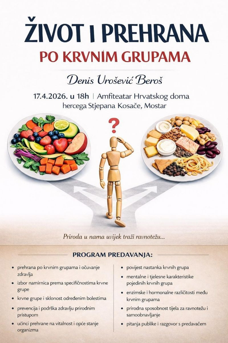 život i prehrana po krvnim grupama