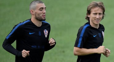 Mateo Kovačić i Luka Modrić 