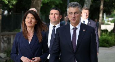 Plenković i Darijana Filipović