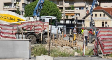 Radnici na Sportskoj dvorani Mostar
