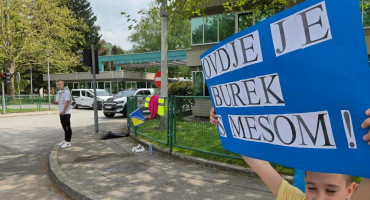 Transparent iz Jablanice za sudionike utrke Tour the BiH 