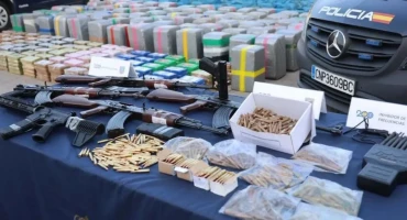 zaplijenjen kokain oružje