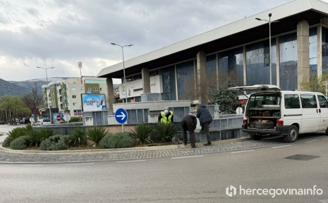 Lijepi se fontana od milijun maraka u Mostaru