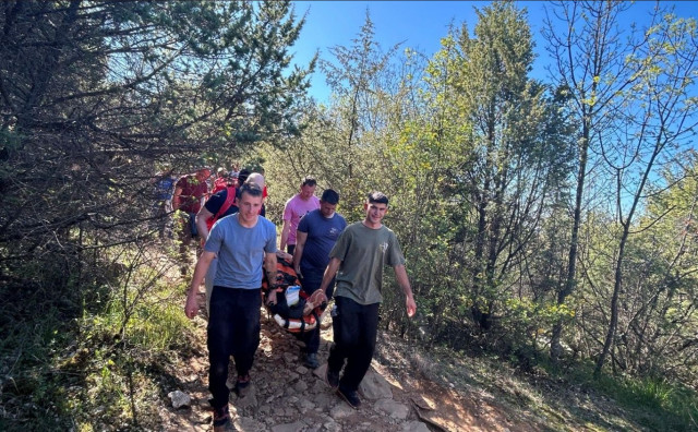 HGSS spašavao ozlijeđenu državljanku Mađarske na Križevcu