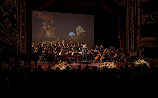 Gala koncert Hrvatskog narodnog kazališta u Mostaru, izvedba suite 'Isus, Sin Čovječji'