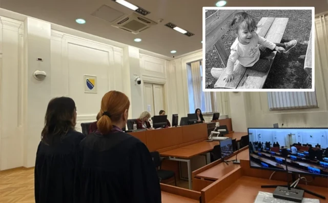 Izricanje presude u Sarajevu za smrt djevojčice Džene