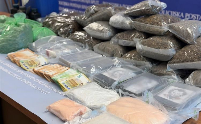 Policija u Makarskoj oduzela 29 kilograma droge vrijednosti 240 tisuća eura