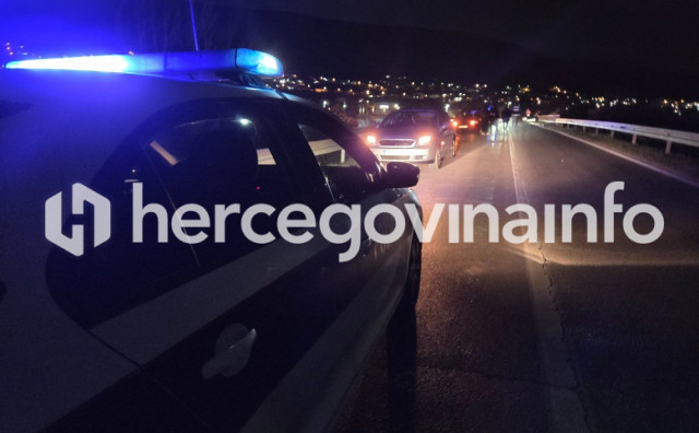 Dvije prometne nezgode kod Mostara, sudar više vozila na M-6.1.