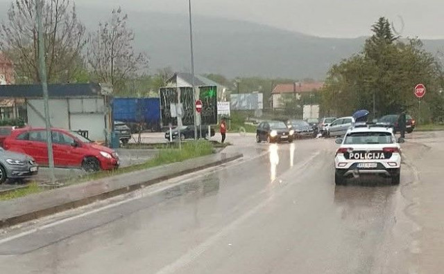 Sudar dva automobila u Knešpolju