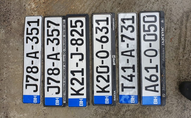 Registracijske tablice 