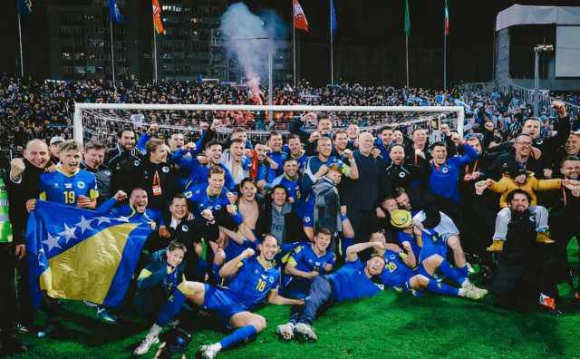 Klub čestitao reprezentaciji BiH i pri tom izbrisao zastave s ljiljanima?