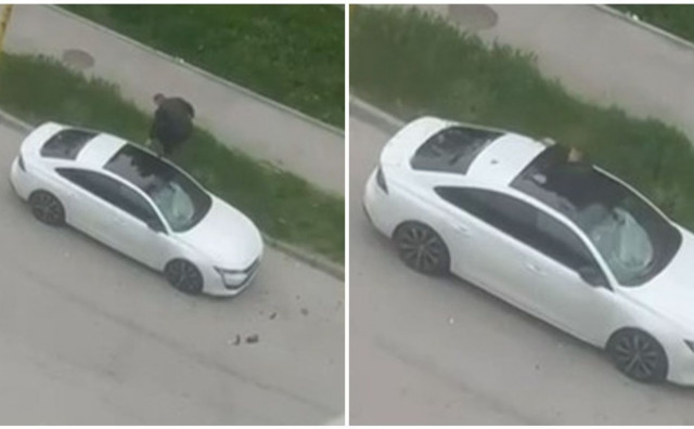 Razbijao auto u Tuzli palicom, pa propao kroz krov