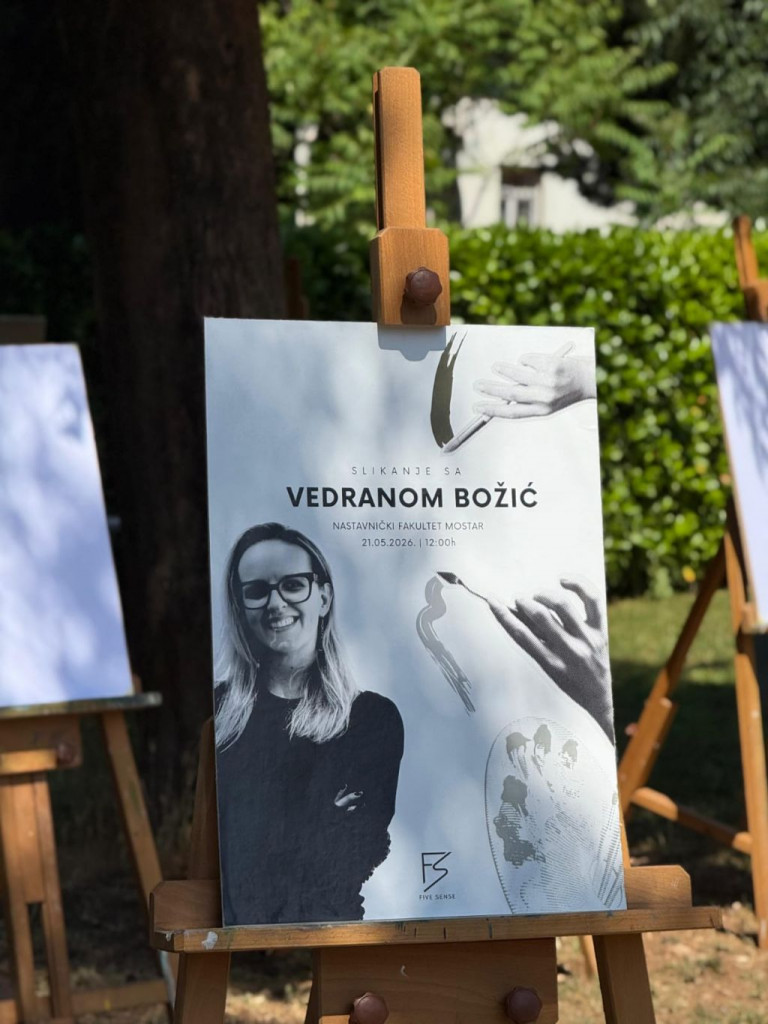 Mostarski studenti na jedan dan zamijenili učionicu platnom i bojama