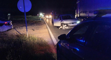 Jedna osoba ozlijeđena u prometnoj nesreći kod Ortiješa