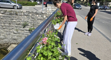 Livanjski učenici cvijećem uljepšali gradske ulice