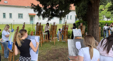 Mostarski studenti na jedan dan zamijenili učionicu platnom i bojama