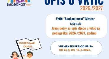 Poziv za upis djece u vrtić 