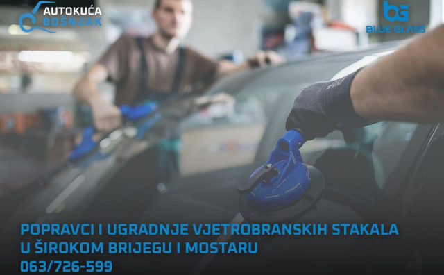 Autokuća Bošnjak kroz BlueGlass centar nudi stručnu ugradnju i popravak autostakala