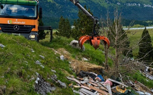 U Parku prirode Blidinje uklonjeno divlje odlagalište otpada