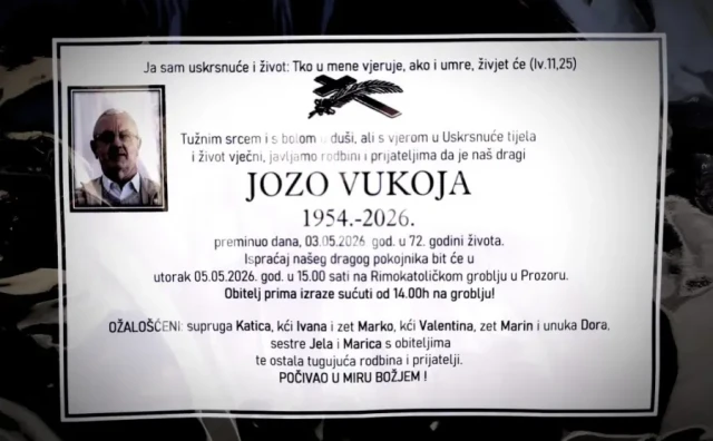 Preminuo Jozo Vukoja, bivši načelnik općine Prozor-Rama