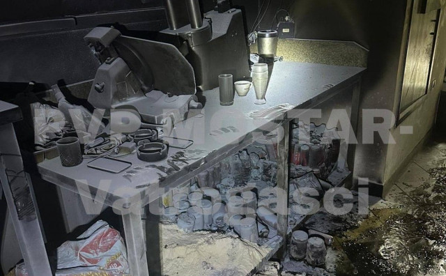 Izgorio grill u mostarskom naselju Centar 2