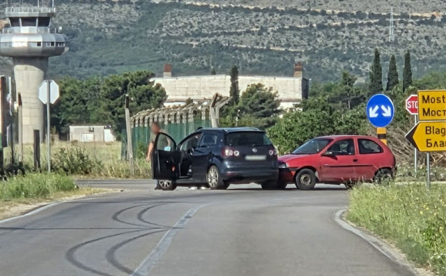 Sudar u Mostaru, promet se odvijao usporeno
