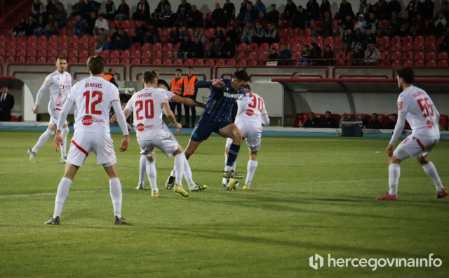 Zrinjski pobijedio Željezničar 2:0, u derbiju kola strijelci Bilbija i Ćavar