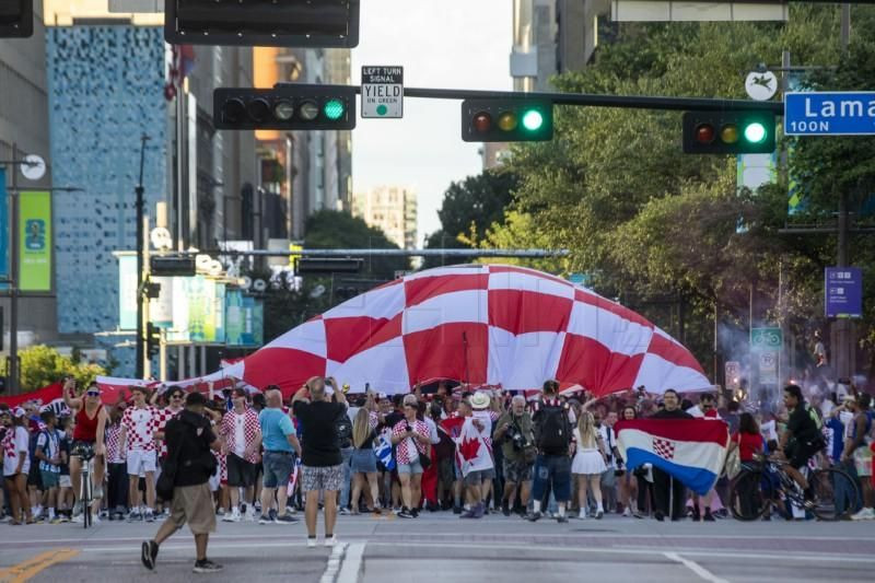 Hrvatski navijači u Dallasu