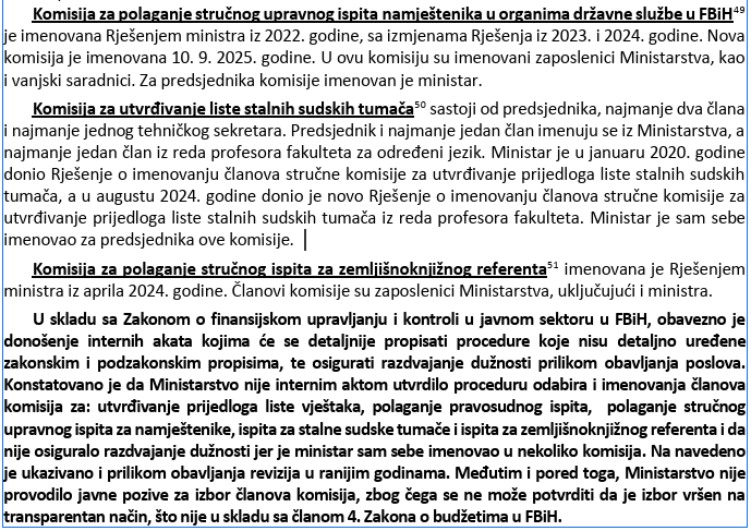 škobić revizija ministarstvo pravde