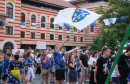 Trg Musala, navijači, BiH Katar