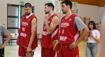Zubac, Matković, Šarić, Hrvatska košarkaška reprezentacija