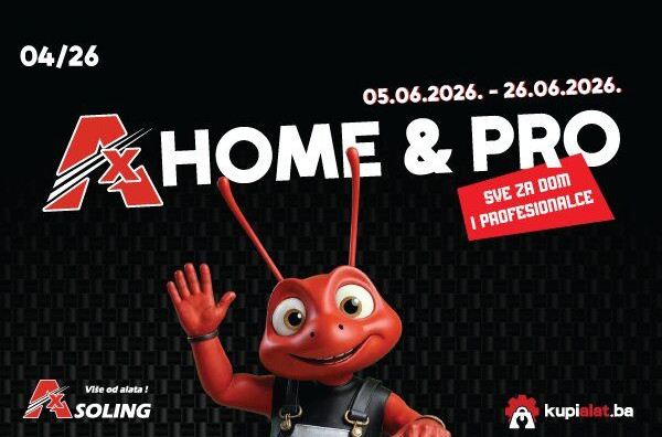 AX-Soling donosi novu akcijsku ponudu za dom, vrt i profesionalce