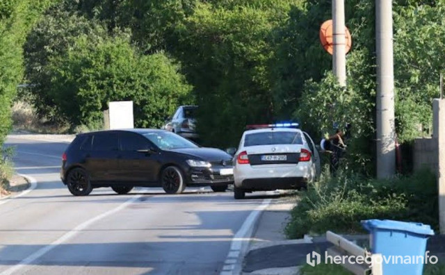 Kod Mostara obustavljen promet zbog prometne nesreće