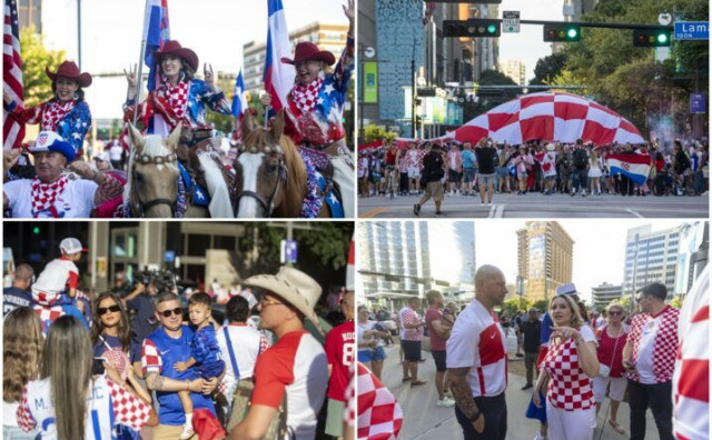 Tisuće hrvatskih navijača preplavile Dallas