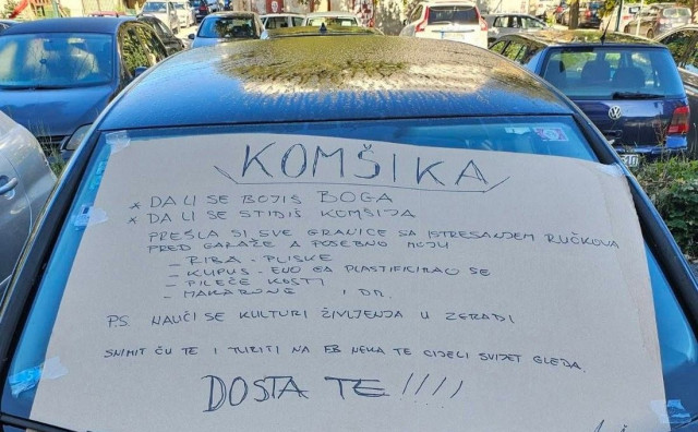Poruka susjeda iz Ilijaša postala hit na društvenim mrežama