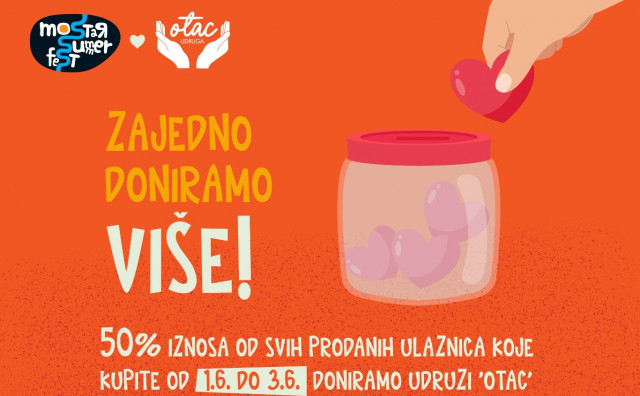 Mostar Summer Fest i Udruga Otac: zajedno u otklanjanju poteškoća mališanima s posebnim potrebama