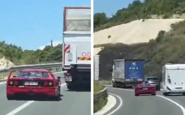 Kažnjeni vozači Ferrarija koji su divljali na Jadranskoj magistrali