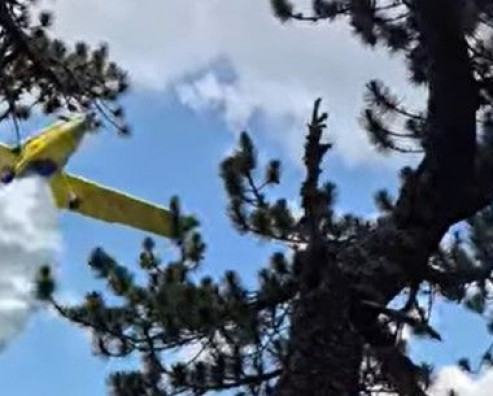 Ponovno aktiviran požar na Blidinju, Air Tractor pružao potporu vatrogascima