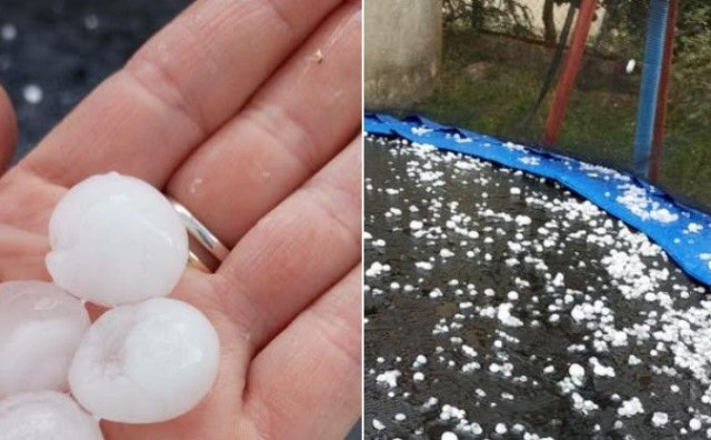 Pala tuča u Tomislavgradu, mogući novi pljuskovi i nevrijeme u Hercegovini