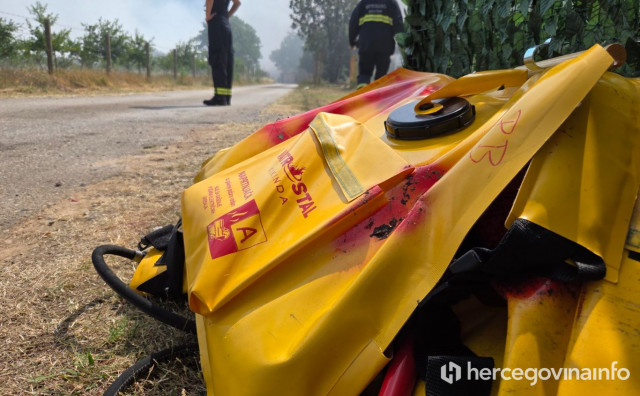 Vatrogasci u HNŽ-u gasili osam požara, u Stocu prijavljeno neeksplodirano ubojito sredstvo