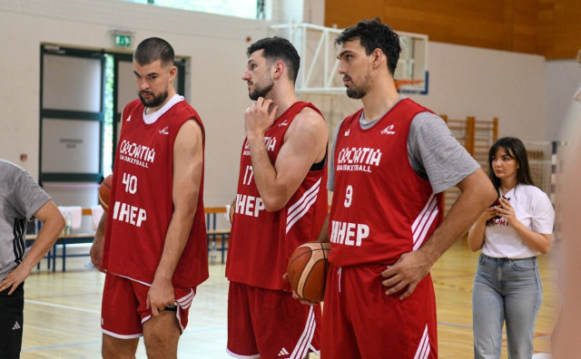 Zubac, Matković, Šarić, Hrvatska košarkaška reprezentacija